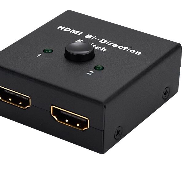 HDMI two-way two in one out switch