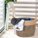 Cotton Linen Storage Laundry Basket - Image 2