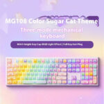 Colored Sugar Cat Mechanical Keyboard The Third Mock Examination Bluetooth - Image 2