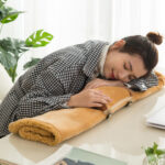 Flannel Heating Warm Foot Warm Up Blanket Lunch Break Shawl Electric Blanket - Image 5