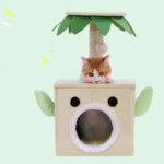 Playable And Sleepy Cat New Product Grinding Claw Toy Scratching Post - Image 4