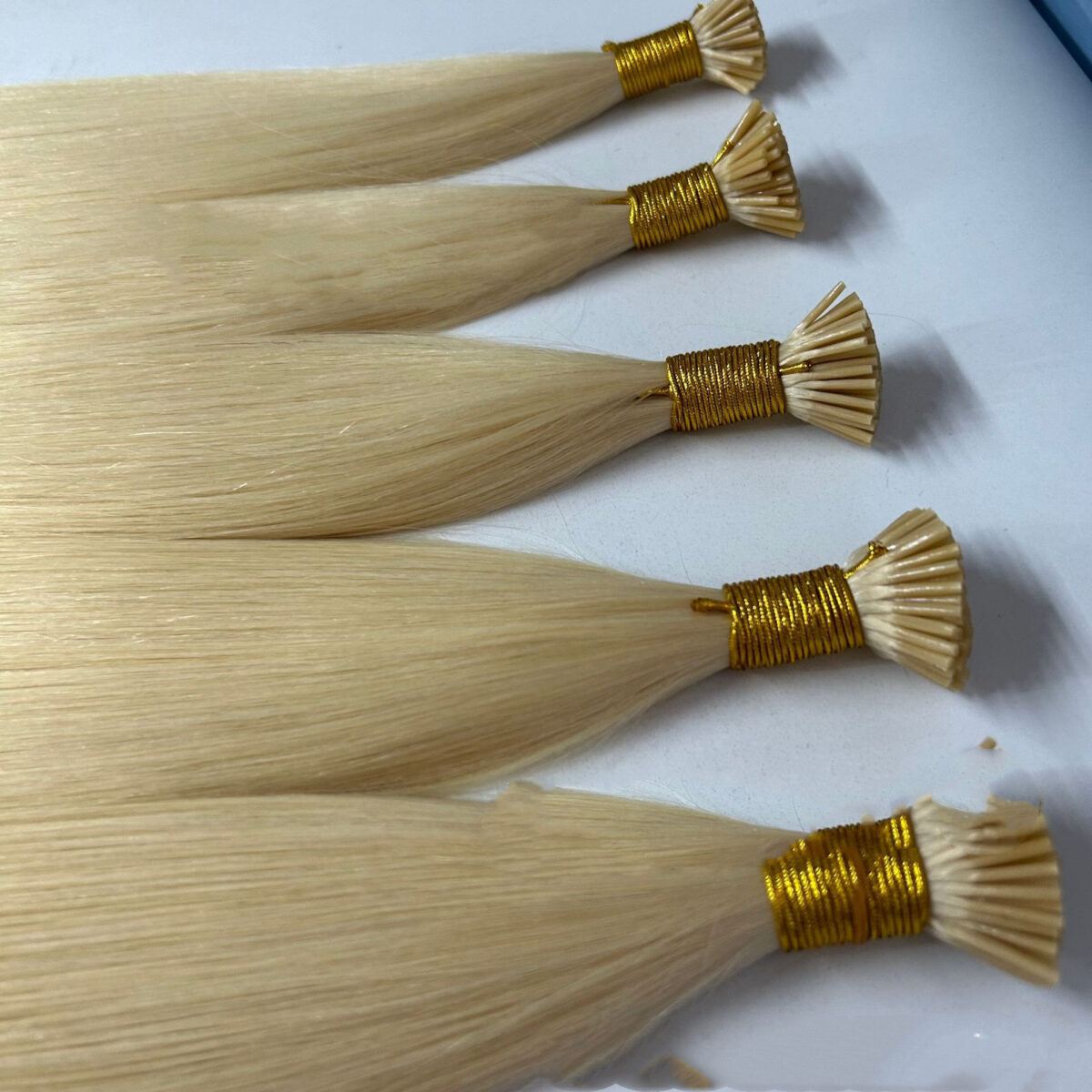 White Hair ExtensionBraided  Straight High Range - Image 4