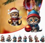 Cute Christmas Advent Cat Countdown Acrylic Calendar - Image 9