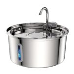 All Stainless Steel Pet Water Dispenser Round Runway Type Large Capacity Dogs And Cats Water Dispenser - Image 10