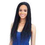 Front lace three-strand wig - Image 4