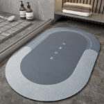 Cushion Cushion Bathroom Sliding  Door  Floor  Bathroom Foot Mat - Image 6