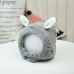 Fashion Simple Knitted Rabbit Ear Pet Hat - Image 2