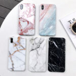 Compatible with Apple, Smooth Marbled IPhone 11 Pro Max Silicone Soft Case - Image 2