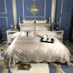 Cotton Four-piece Cotton Long-staple Cotton Bedding Lace Silk Cotton Quilt Cover - Image 7