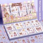 200 PET Tent Stickers With Seamless Waterproof Cartoon Design - Image 9