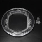 Glass door cat puppies door hole - Image 4