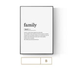 Simple Bedroom Dining Room Background Wall English Alphabet Mural - Image 7