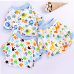 Dog clothes cotton four-legged knit - Image 3