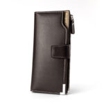 Korean Youth Business Ticket Holder Zipper Multi Card Slots Wallet - Image 3