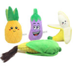 Pet Plush Sound Toy Fruit Vegetable Dog Cat Educational Toy - Image 2