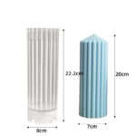 Coarse Rack Scented Candle Mold Geometric Shape Spire Candle Mold - Image 4