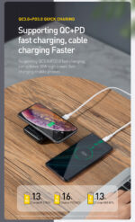 Small square wireless fast charge mobile power LED digital display portable 10000mAh - Image 7