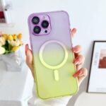 Hot Gradient Two-color Magnetic Phone Case Lens Protector Protective Case - Image 8
