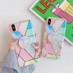 Galvanized marble mobile phone case - Image 2