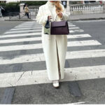 High-grade Double-sided Woolen White Elegant Slimming Draping Trench Coat - Image 4