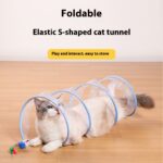 Pet Cat Tunnel Self-Hi Relieving Stuffy Cat Toy Channel Kittens Supplies - Image 2