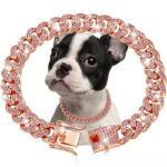 Pet Diamond Collar Cuban Link Chain Small Medium Large Dogs And Cats Necklace - Image 5