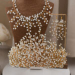 Bridal Headdress Handmade Exquisite Crystal Crown - Image 4