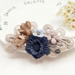 Handmade Bow Hair Accessories Barrettes Hair Ring Pearl Elegant Girl Headdress Flower - Image 5