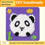 Tiktok Children's Cartoon Animal Wool Embroidered Painting Poke Kindergarten Educational DIY Handmade Toys - Image 9
