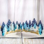 Paper sculpture Christmas card - Image 2