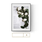 Simple Bedroom Dining Room Background Wall English Alphabet Mural - Image 6