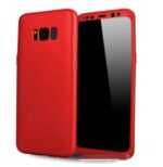 S8 Plus New 360 Degree All-inclusive Mobile Phone Case S8 Paint TPU PC Fuel Injection Soft Shell Combination Shatter-resistant Cover