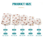 Cute Cartoon Bone Paw Print Pet Male Dog Diaper Reusable Nappy Belly Band Wrap For Puppy Leak Proof Sanitary Panties - Image 2