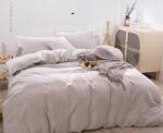 Four-piece Linen Bedding Set With Fitted Sheet And Fitted Sheet - Image 6