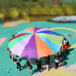Outdoor Children's Play Sense Rainbow Umbrella Teaching AIDS - Image 3