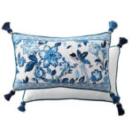 Blue And White Porcelain New Chinese Style Living Room Office Sofa Cushion Cover - Image 5