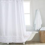 Fashion And Environment-friendly Polyester Fabrics Thickened Shower Curtain - Image 8
