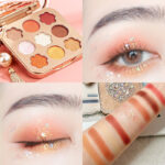 Nine Colors Matte Pearlescent Waterproof Long Lasting Star Bright Diamond Eyeshadow Palette - Image 6