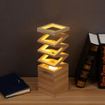 Creative solid wood table lamp - Image 4