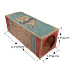 Peekaboo Kraft Paper Cat House Tunnel - Image 3