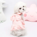 Small dog sweet suspender skirt