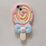Silicone Phone Case Cute Lollipop Protective Sleeve - Image 6
