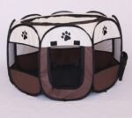 Folding Octagonal Pet Fence Oxford Cloth Cat And Dog Kennel - Image 4