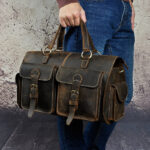Crazy horse leather handbag - Image 2