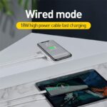 Small square wireless fast charge mobile power LED digital display portable 10000mAh - Image 2