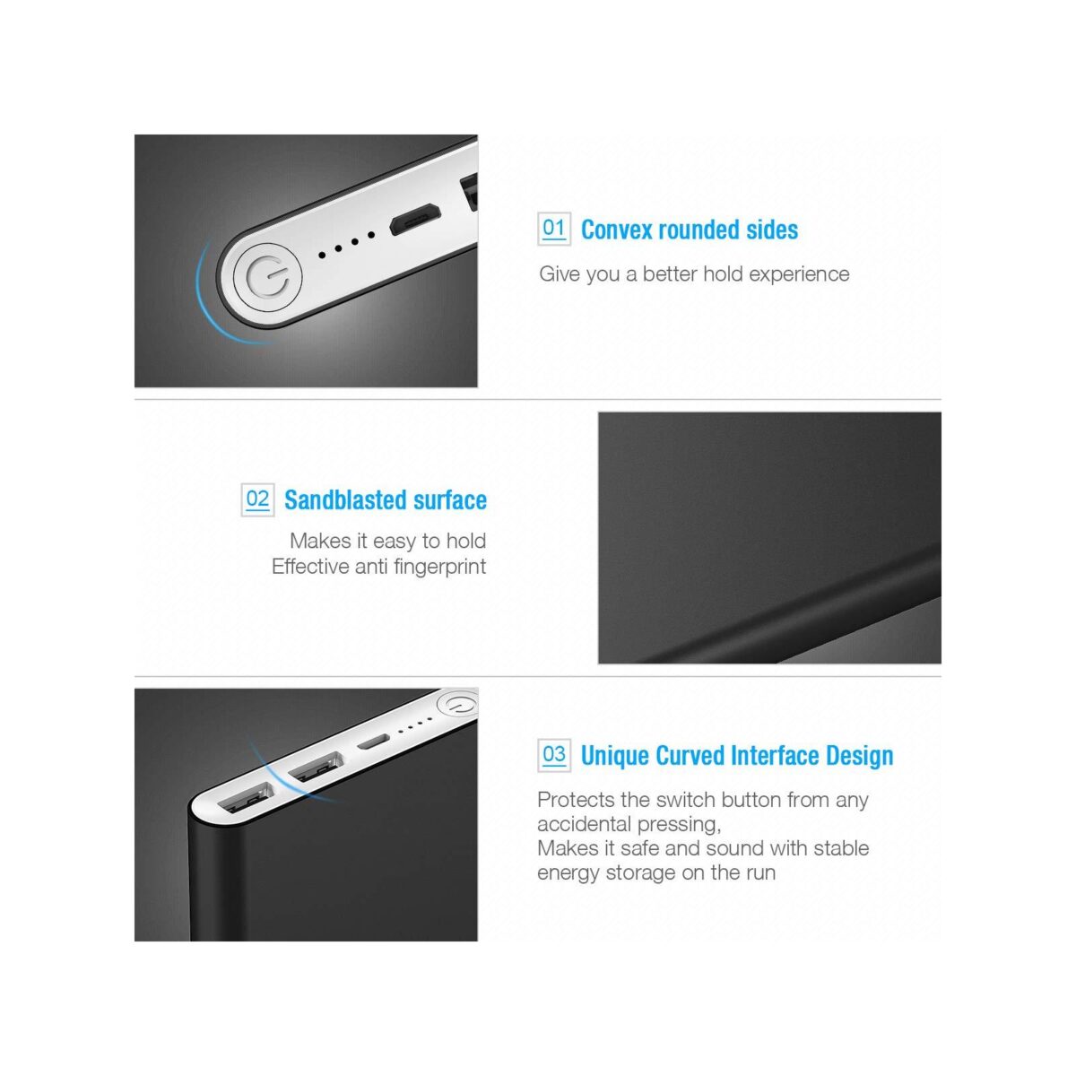 Large Capacity Ultra-thin Compact Portable Charger - Image 2