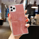 Compatible With  , Square Glitter Transparent TPU Soft Shell - Image 7