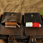 Crazy horse leather handbag - Image 4