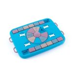 Pet Dog Puzzle Toy Interactive Eat Slowly Feeder Food Dispenser Pet Improve IQ Slowly Eating Bowl NonSlip Cat Dog Training Game