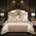 European Jacquard Four Piece Satin Bedding - Image 3